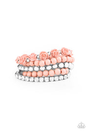 Rose Garden Grandeur - Pink Bracelet Stack