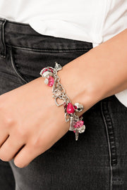 Completely Innocent - Pink & Silver Bracelet