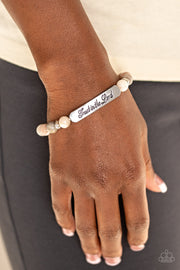Keep The Trust - Brown Inspirational Bracelet