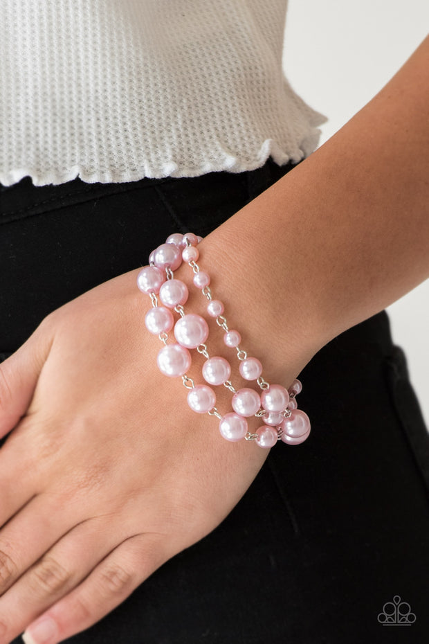 Until The End Of TIMELESS - Pink Pearl Bracelet
