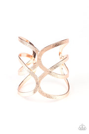 Crossing The Finish Line - Rose Gold Cuff