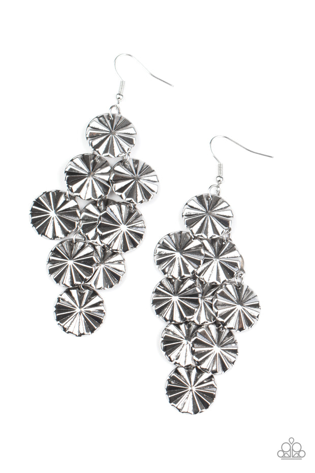 Star Spangled Shine - Silver Earrings