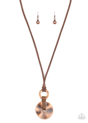 Nautical Nomad - Copper & Leather Necklace