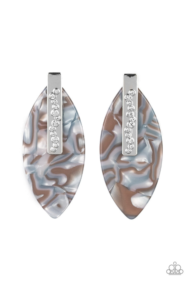 Maven Mantra - Multi Colored Acrylic Earrings