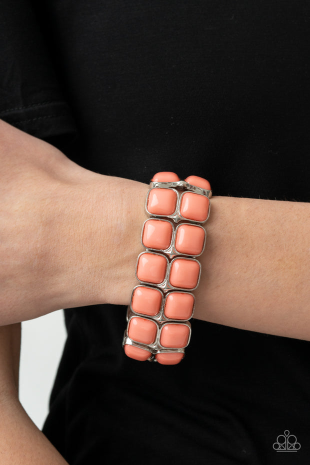 Double The DIVA-ttitude – Orange Bracelet
