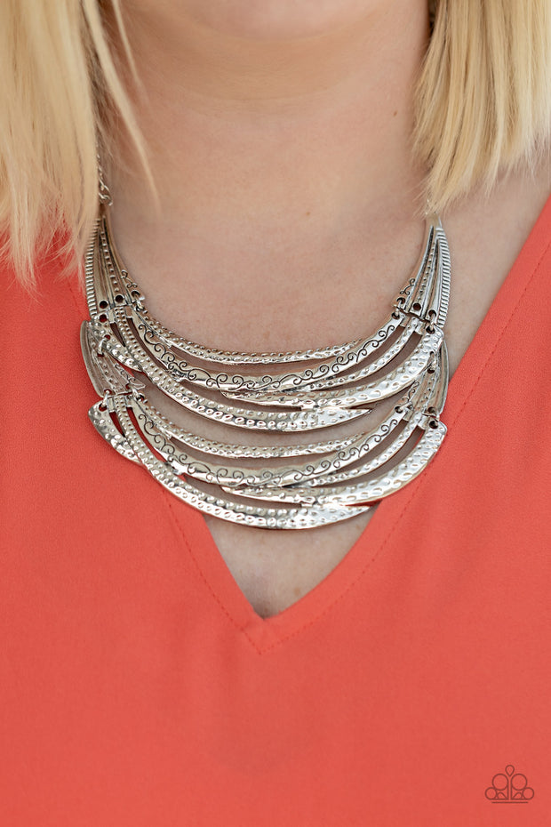 Read Between the VINES - Silver Necklace Paparazzi