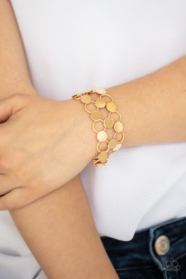 Cast a Wider Net - Gold Bracelet