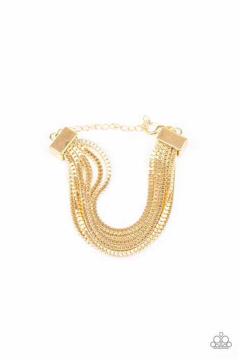 Paparazzi Out of the Box - Bracelet Gold