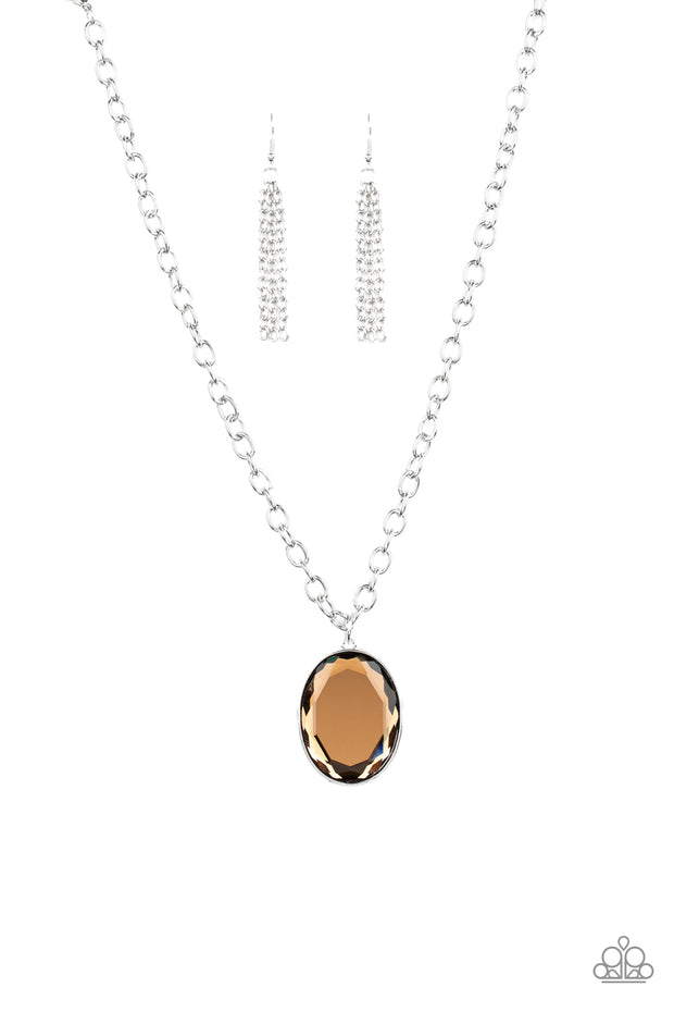 Light As HEIR - brown - Paparazzi necklace