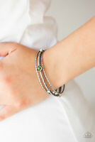 Blue SUNSET FUSION Silver Bangles